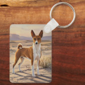 Basenji Sleutelhanger (Achterkant)