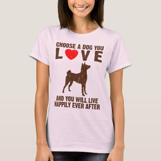 Basenji T-shirt (Voorkant)