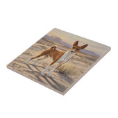 Basenji Tegeltje (Zijkant)
