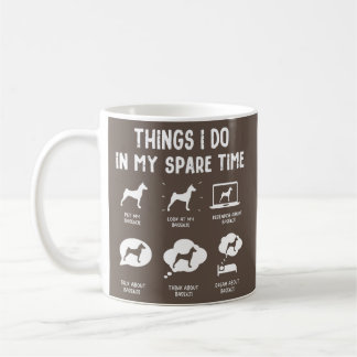 Basenji Things Do Spare Time Funny Dog Mom Dad  Koffiemok