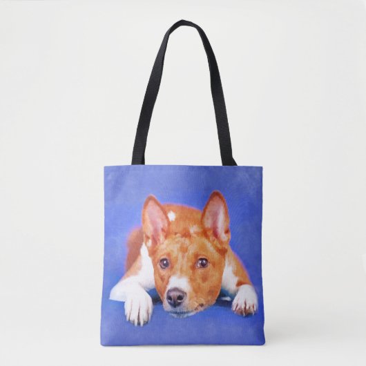 Basenji Tote Bag (Voorkant)