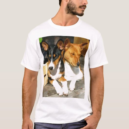 Basenji Tucson en Basja T-shirt (Voorkant)