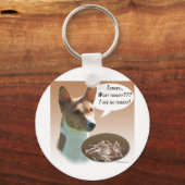 Basenji Turkije Sleutelhanger (Voorkant)