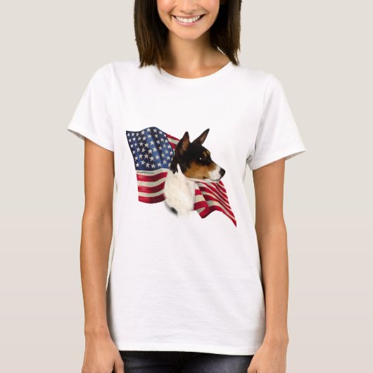 Basenji-vlag T-shirt (Voorkant)