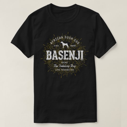 Basenji voor Hondenliefhebbers Basenji T-shirt (Design voorkant)