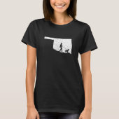 Basenji Walking Oklahoma Dog T-shirt (Voorkant)