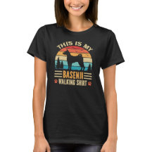 Basenji Wandelende Hond Moeder Retro Vintage Zonso