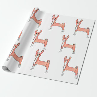 Basenji Wrapping Paper, Pet Gifts Cadeaupapier