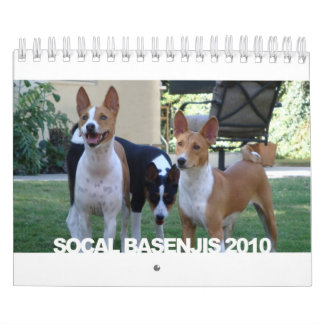 Basenjis van de Sociale Kalender 2010