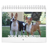 Basenjis van de Sociale Kalender 2010 (Hoes)