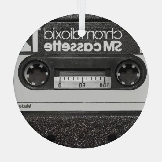  BASF Cassette: Collector's Item Glas Ornament (Achterkant)