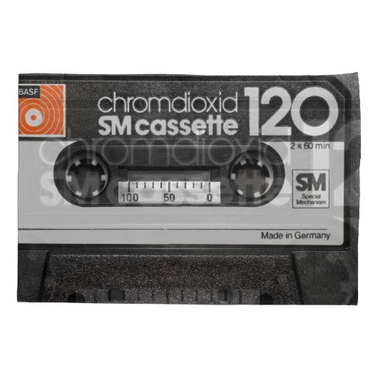 BASF Cassette: Collector's Item Kussensloop (Achterkant)