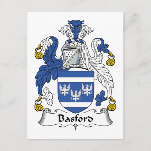 Basford Family Crest Briefkaart