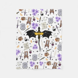 Basgiath War College Dragon Boekengeruite fleece d Deken