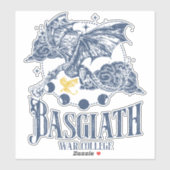 Basgiath War College officieuze vierde vleugel Sticker (Vel)