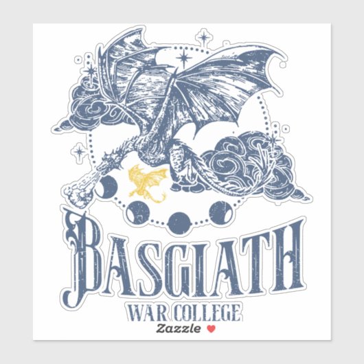 Basgiath War College officieuze vierde vleugel Sticker (Vel)