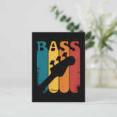 Basgitaar Briefkaart (Staand voorkant)