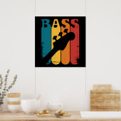 Basgitaar Poster (Keuken)
