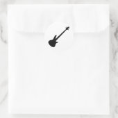 basgitaarbast ronde sticker (Tas)