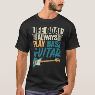 Basgitarist Basgitaarspeler Muziek Bassist B T-shirt