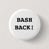 Bash Terug! Ronde Button 3,2 Cm (Voorkant)
