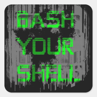 Bash Uw Shell PC laptop sticker