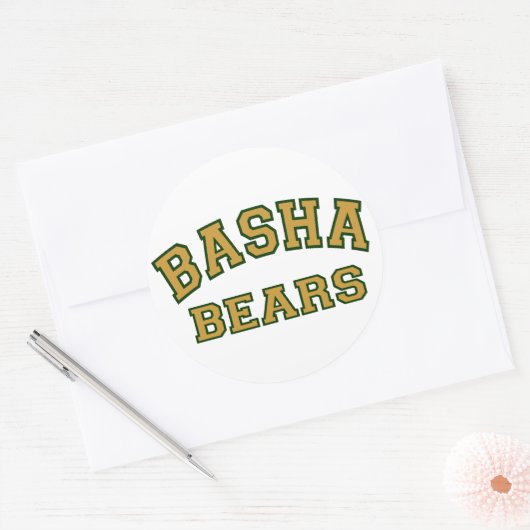 Basha Beren Ronde Sticker (Envelop)