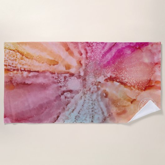 Bashanddoek Vitamine-ZEE Strandlaken (Voorkant)