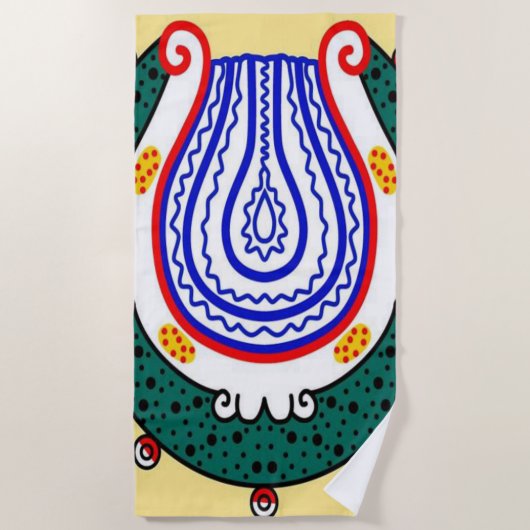 Bashanddoeken Aztec Strandlaken (Voorkant)