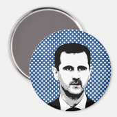 Bashar al Assad - internationaal leider - png.nl Magneet (Voorkant / Achterkant)