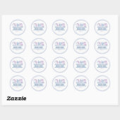BASHERT Jewish Wedding Invitation Gift Sticker (Vel)