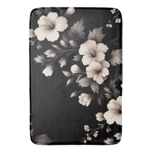 Bashful Hibiscus Badmat (Voorkant Verticaal)