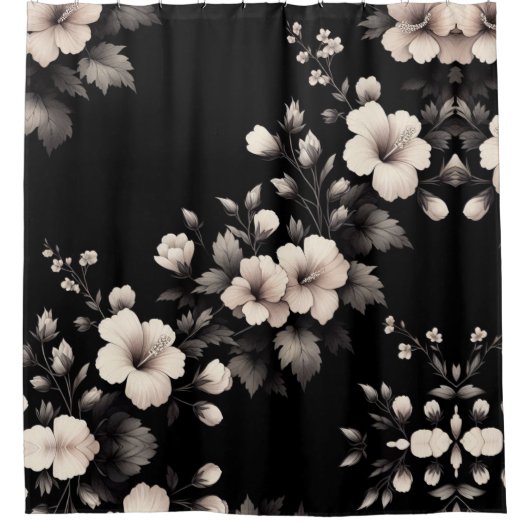 Bashful Hibiscus Douchegordijn (Voorkant)