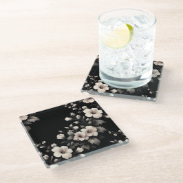 Bashful Hibiscus Glazen Onderzetter