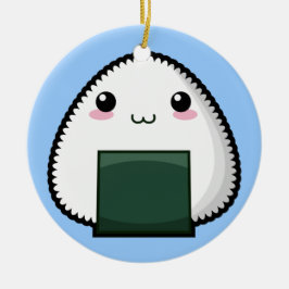 Bashful Onigiri Keramisch Ornament