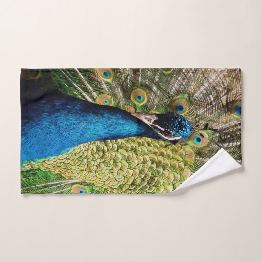 Bashful Peacock Handdoek (Handdoek)