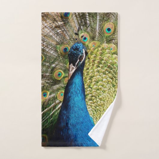 Bashful Peacock Handdoek (Handdoek)