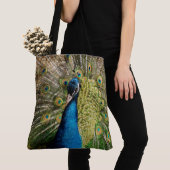 Bashful Peacock Tote Bag (Dichtbij)
