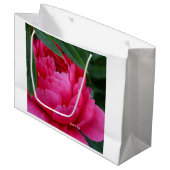 Bashful Pink Peony Groot Cadeauzakje (Voorkant Gekanteld)