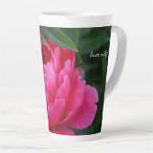 Bashful Pink Peony Latte Mok (Rechterhoek)