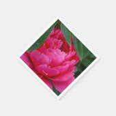 Bashful Pink Peony Servet (Hoek)