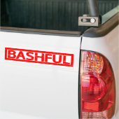 Bashful Stamp Bumpersticker (Op Truck)