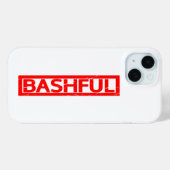Bashful Stamp Case-Mate iPhone Case (Achterkant (horizontaal))
