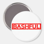 Bashful Stamp Magneet (Voorkant / Achterkant)