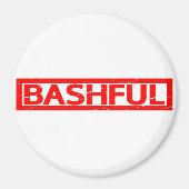 Bashful Stamp Magneet (Voorkant)