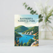Bashkiriya Nationaal Park Rusland Briefkaart (Staand voorkant)