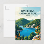 Bashkiriya Nationaal Park Rusland Briefkaart (Voorkant / Achterkant)