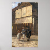 Bashkirtseff - jongens in een baard poster (Voorkant)