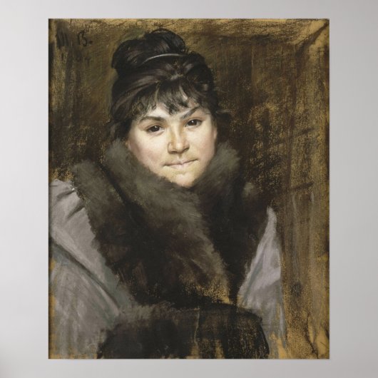 Bashkirtseff - portret van mevrouw X Poster (Voorkant)