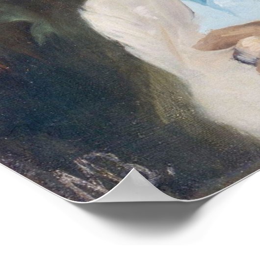 Bashkirtseff - Portret van parijs van irma 1882 Poster (Hoek)